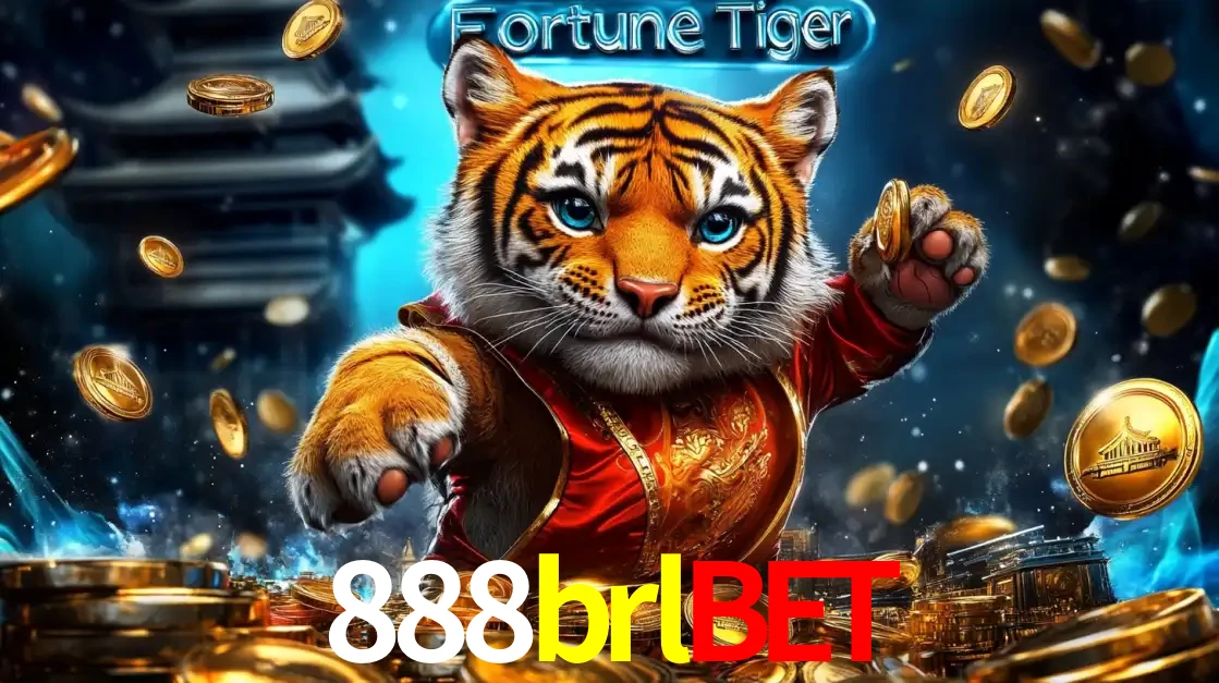 Imagem promocional do jogo de slot Fortune Tiger, com um tigre majestoso em traje tradicional cercado por uma fortuna em moedas de ouro, disponível agora no cassino 888brlbet.